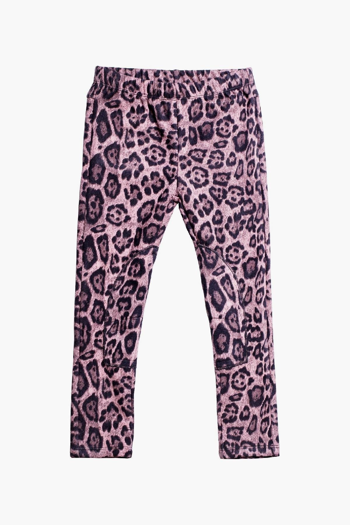 Girls Leggings - Imoga Alison Cheetah Print High Waist Stretchy Workout Pants for Kids & Toddlers - Perfect for Yoga, Running, Dance & Playtime