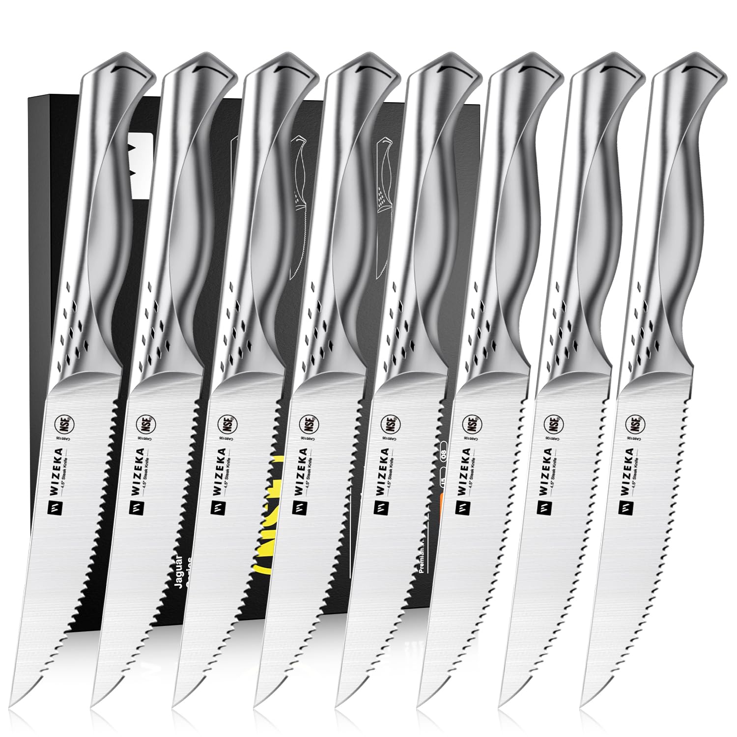 Premium 8-Piece Steak Knives Set - 4.5