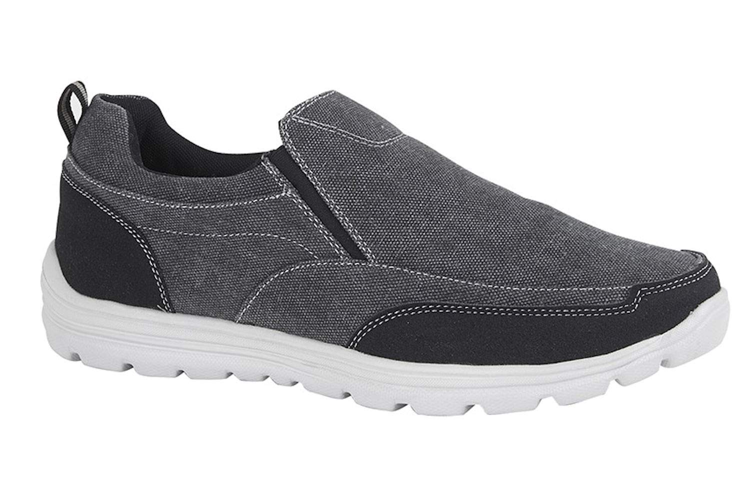 **Dek Men's Memory Foam Slip-On Shoes - Comfortable & Lightweight Casual Loafers for Walking, Travel & Everyday Wear**