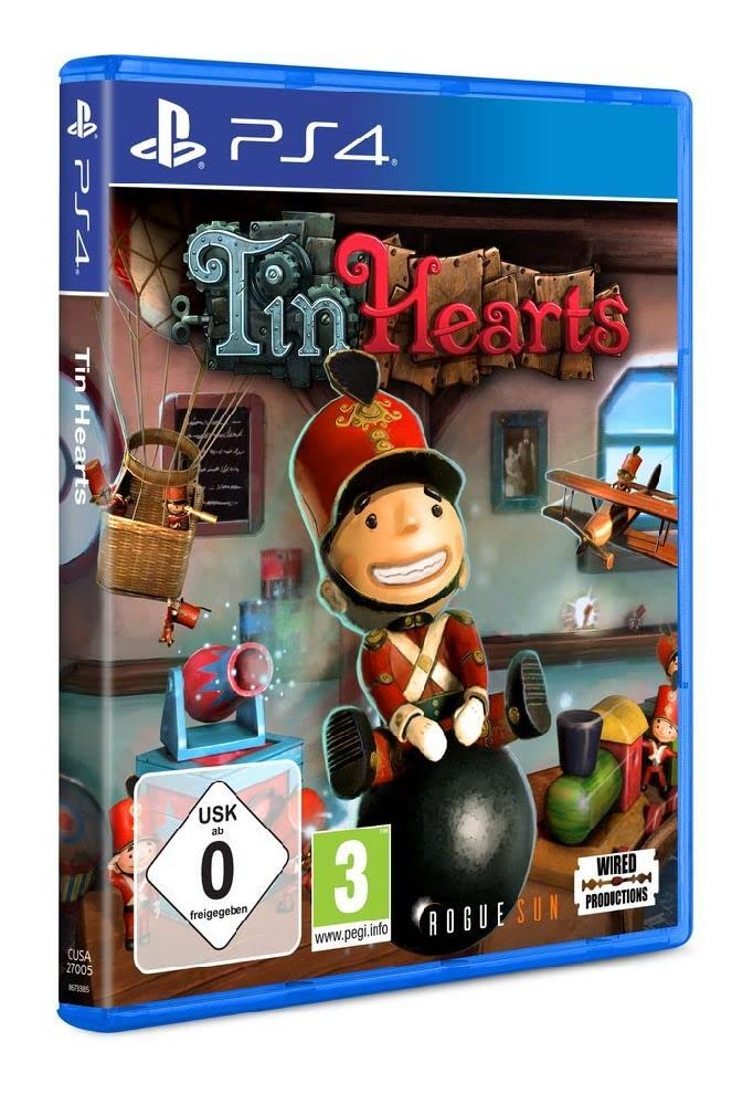 Tin Hearts - PlayStation 4 Adventure Puzzle Game | Family-Friendly Storytelling & Magical Gameplay | Perfect for Cozy Evenings & Family Game Nights