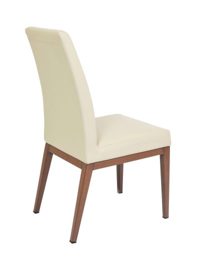 Erika Cream Upholstered Accent Chair - Modern Comfortable Living Room Seating for Home, Office & Lounge