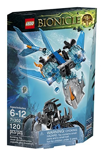 LEGO Bionicle Akida Water Creature Building Set 71302 - Interactive Action Figure Toy for Kids, Perfect for Creative Play & Collectors