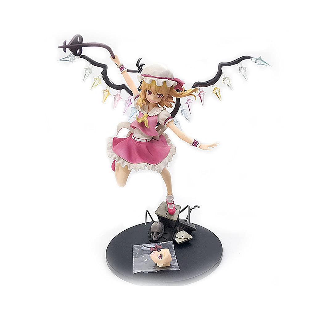 Premium Touhou Project Flandre Scarlet Anime Action Figure - Collectible PVC Character Model for Anime Fans | Perfect for Desktop Display, Gaming Room Decor, and Gift for Anime Lovers