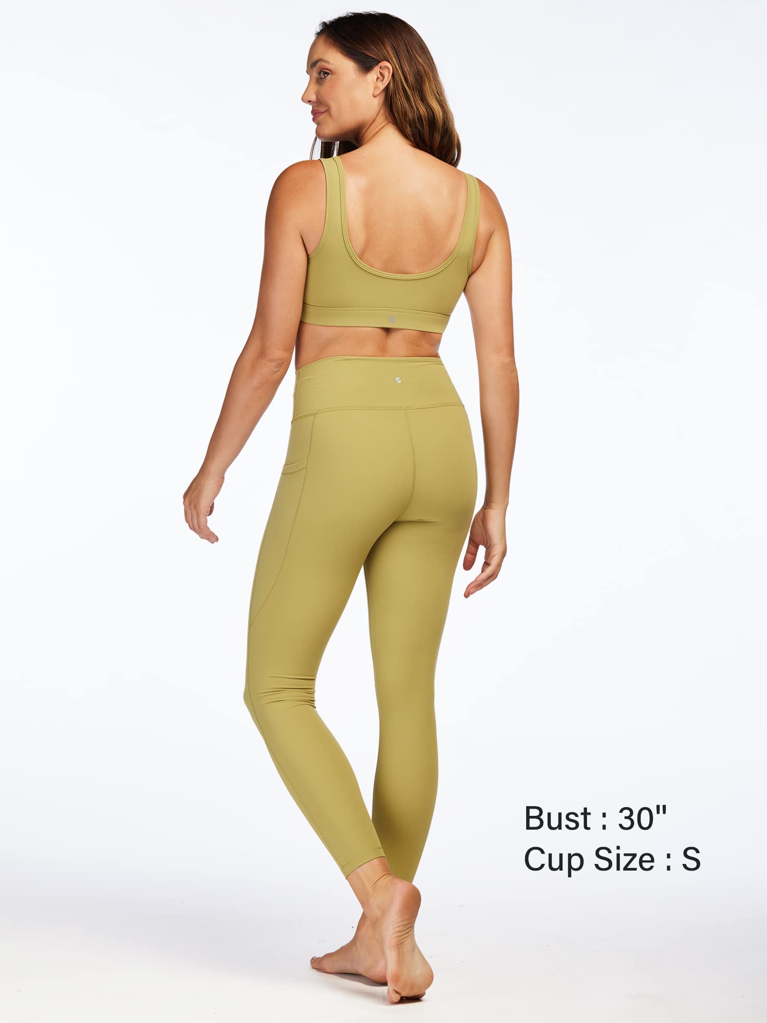 Stelle Women's Strappy Sports Bra - Full Coverage Criss Cross Back Yoga Bra with Removable Pads - High Support Workout Bra for Running, Gym & Yoga - Plus Size Activewear for Women