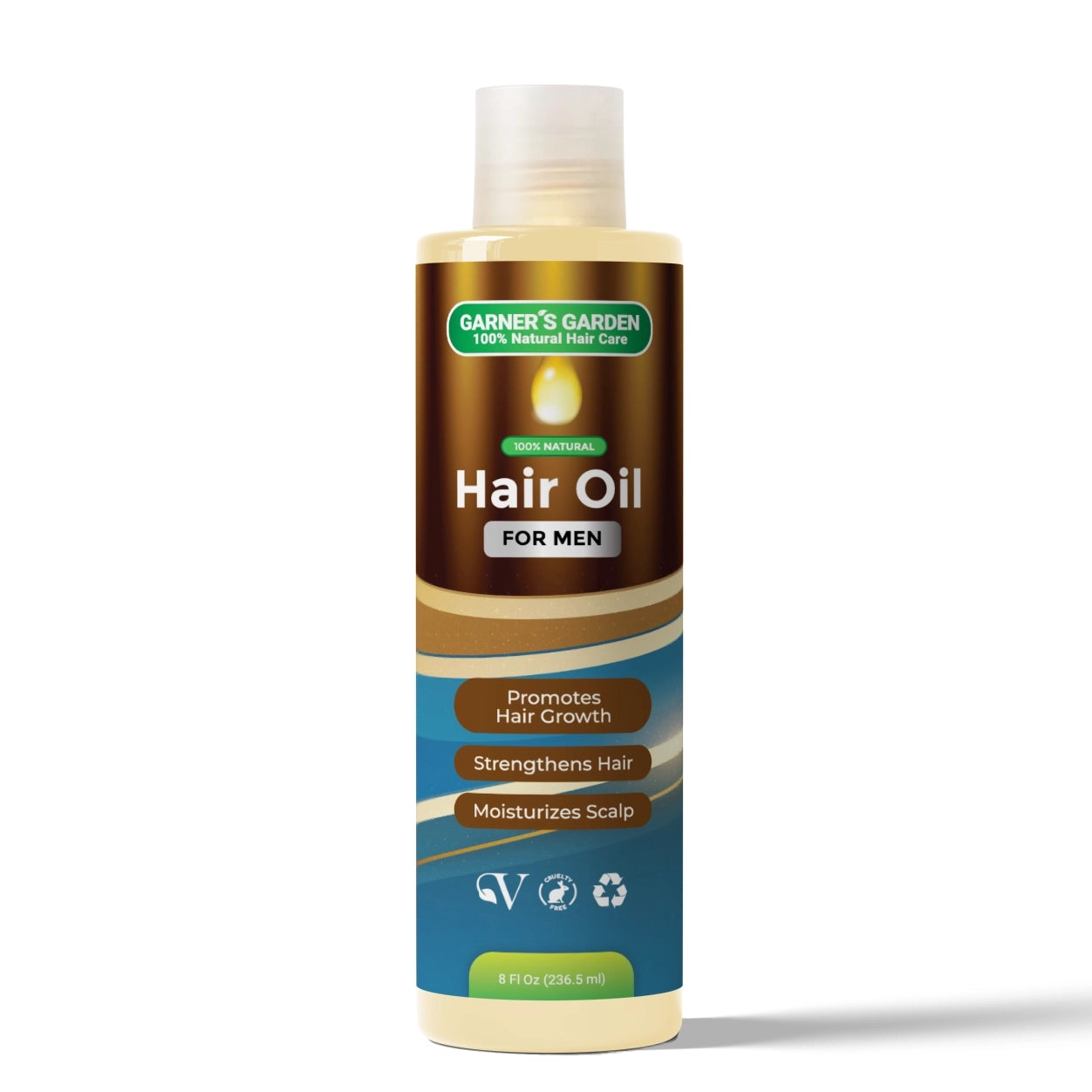 Best Hair Growth Oil for Men - Natural & Organic Hair Care Treatment for Thicker, Stronger Hair - Perfect for Daily Use, Styling & Scalp Health