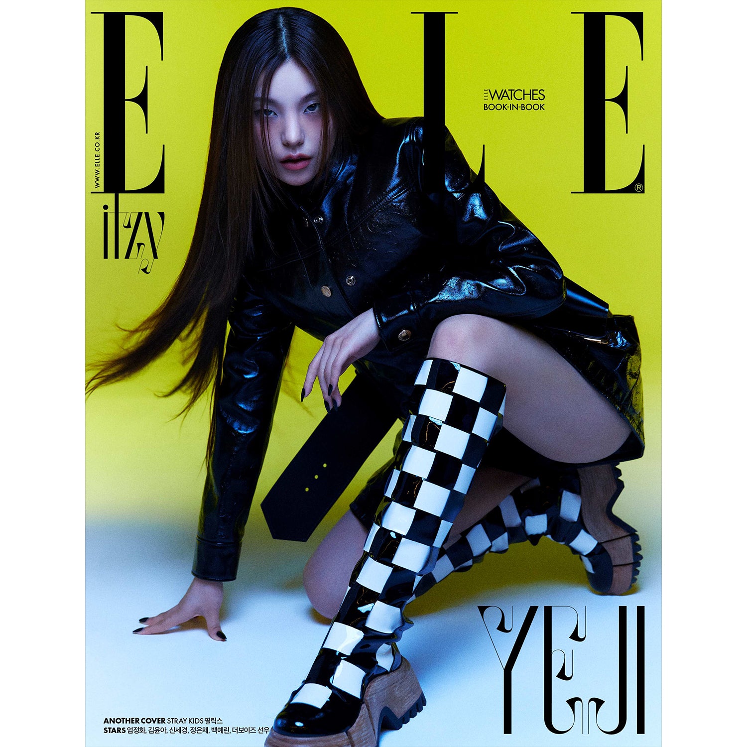 ELLE Magazine May 2023 Edition - Felix from Stray Kids & Yeji from ITZY Cover Story | K-Pop Fashion & Celebrity Style Inspiration for Fans