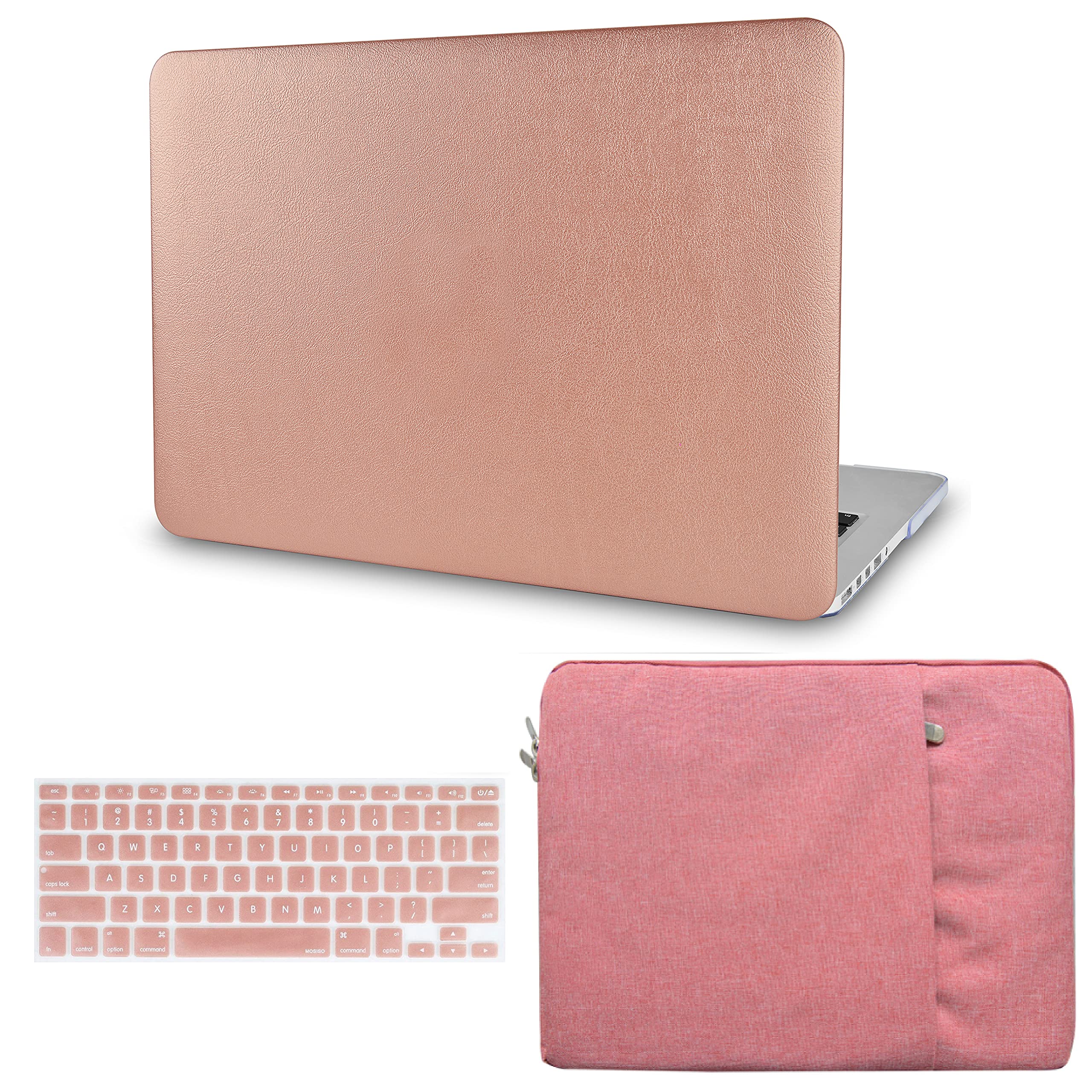 Premium Italian Leather Hard Shell Case Cover for MacBook Air 11