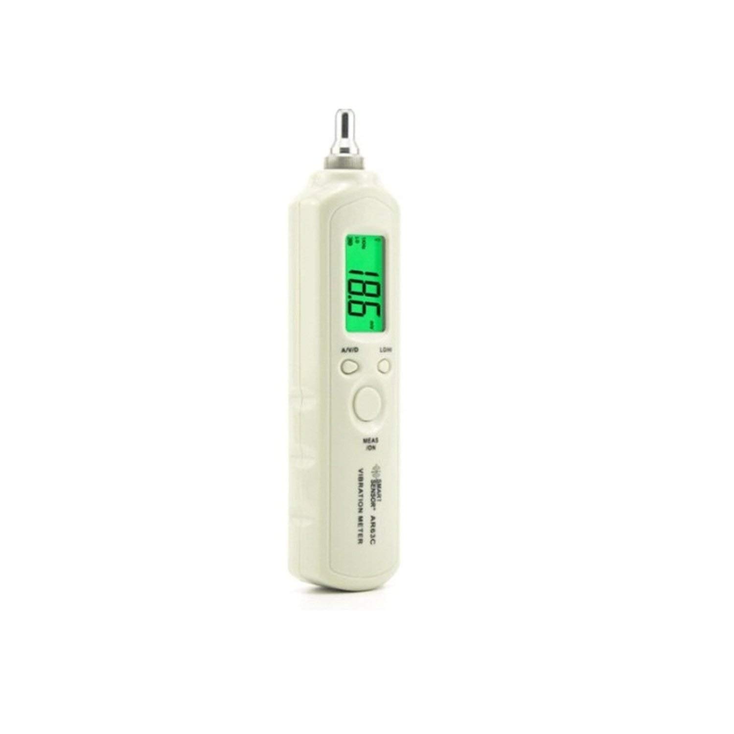 Portable Handheld Digital Vibration Tester Pen - SH-CHEN AR63C Mechanical Motor Vibrometer with Shock Detection & Voltage Testing | Ideal for Industrial Equipment Maintenance, HVAC Systems & Automotive Diagnostics