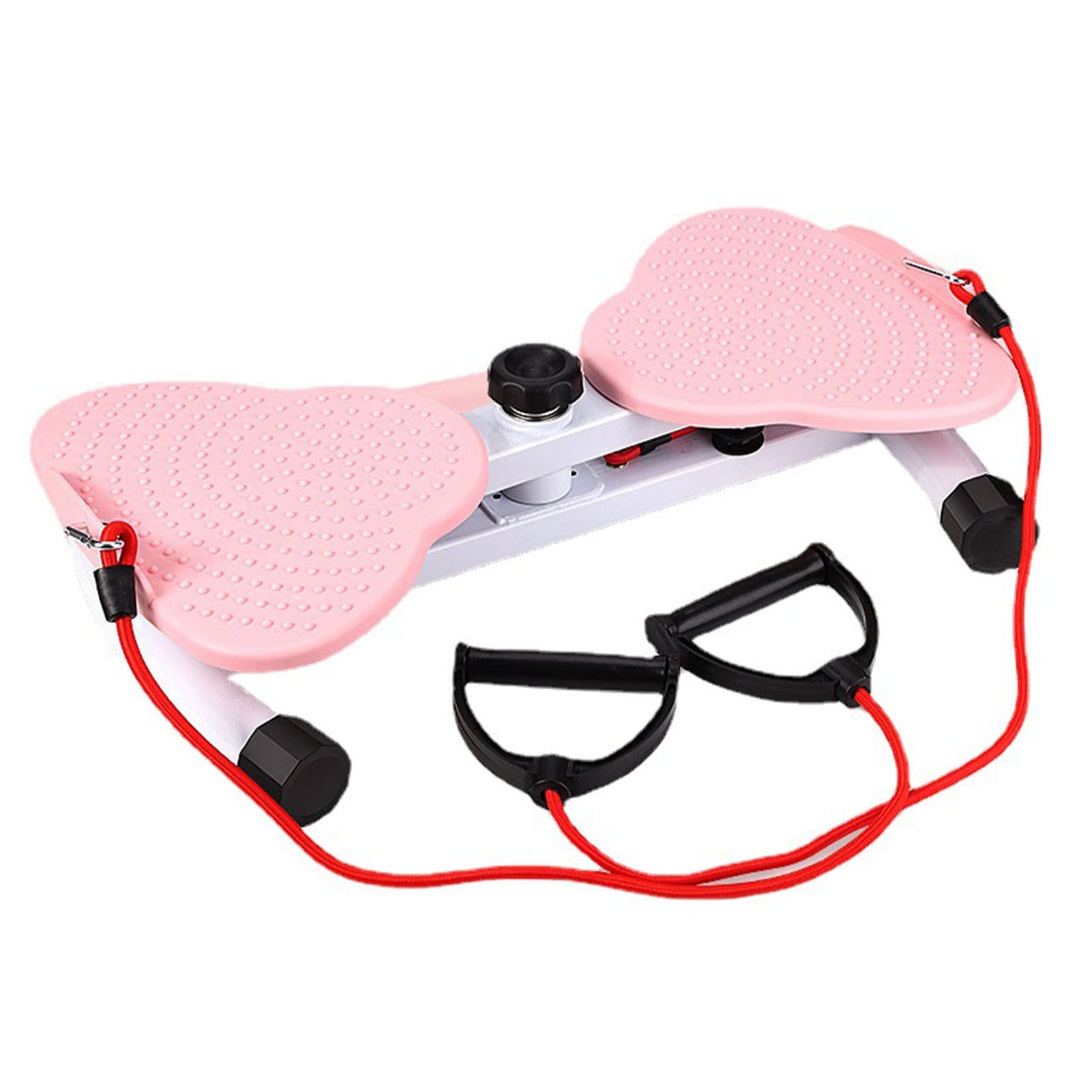Twisting Fitness Board for Waist Exercise & Weight Loss - Standing Ab Workout Equipment with Foot Massage - Pink | Home Gym, Core Training, Toning & Relaxation