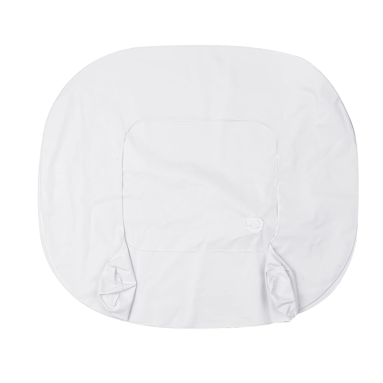 Foldable Portable Shampoo Bowl for Bed - Hair Washing Basin with Drain Tube for Elderly, Disabled & Pregnant Women - White (POOWE) | Home Care & Salon Use