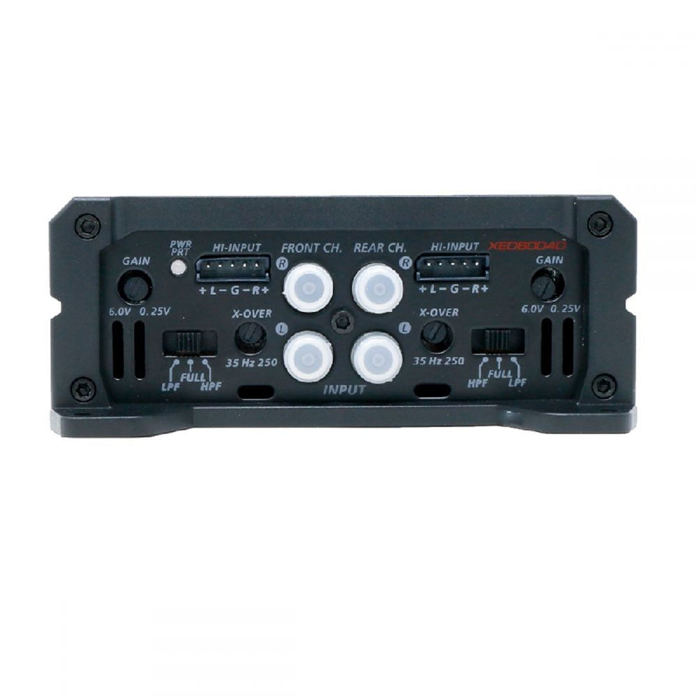 Cerwin Vega XED600 4D 4 Channel XED Series 600W MAX Car Amplifier - Certified Refurbished for Powerful Car Audio System Upgrade | Perfect for Trucks, SUVs and Custom Car Stereo Installations