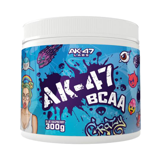 AK 47 Labs BCAA 300g - Premium Branched Chain Amino Acid Supplement for Muscle Recovery & Growth | Ideal for Workout, Fitness & Bodybuilding