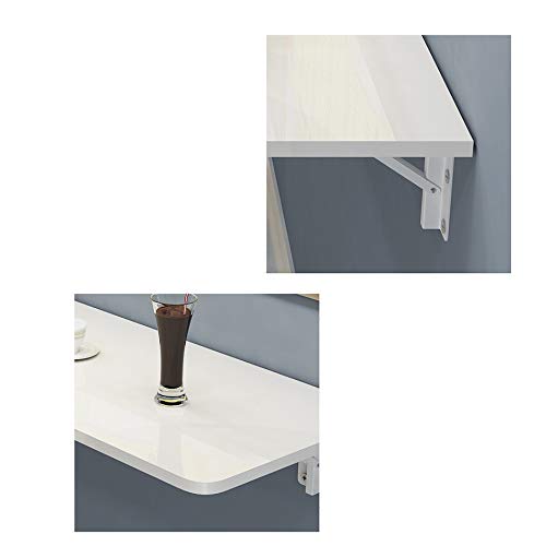 Wall-Mounted Folding Table - Space Saving Narrow Kitchen & Dining Table (30cm/40cm Width, 100cm/120cm/140cm Length) - Perfect for Small Apartments, Restaurants, Milk Tea Shops & Home Bars