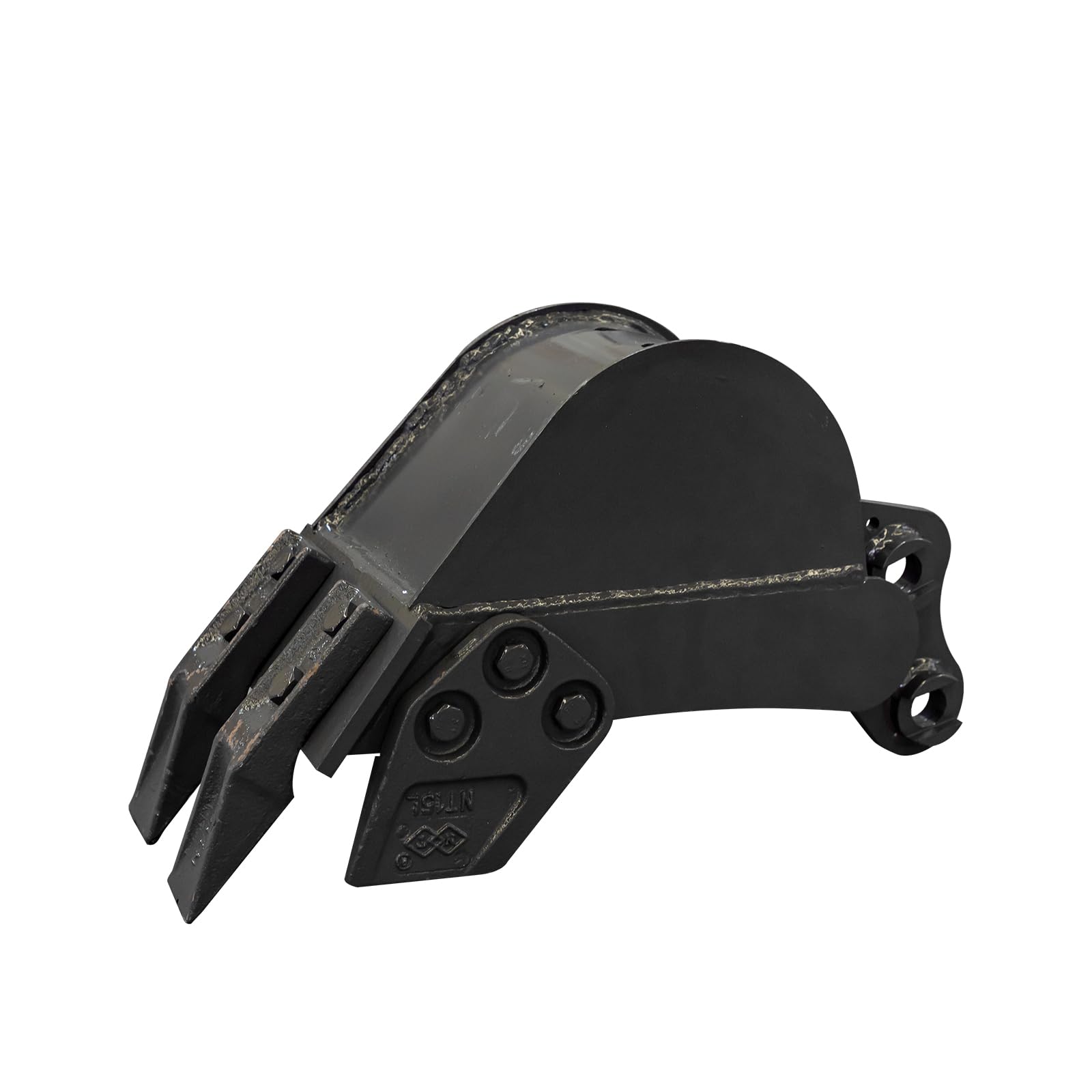 Mini Excavator Bucket for 1T-1.5T Excavators | 90MM/3.54in Span Backhoe Attachment | Small Digger Bucket with 25MM/0.98in Hole Diameter | Perfect for Landscaping, Trenching & Construction Projects