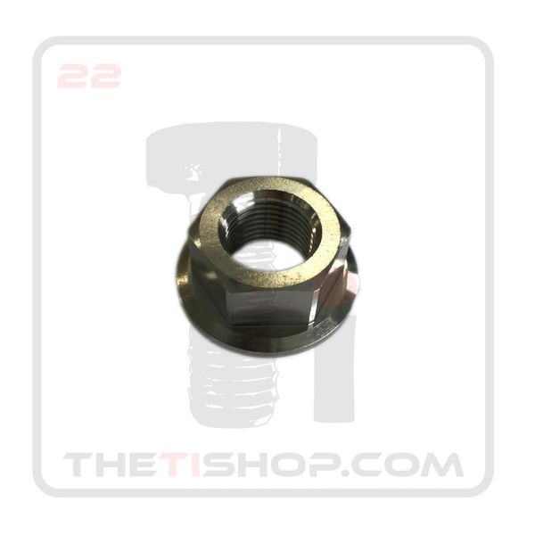 5/8-18 Titanium Flanged Hex Nut - High Strength, Corrosion Resistant for Automotive, Marine & Aerospace Applications