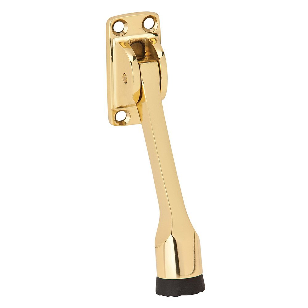 Ives FS452 4 US3 Kick Down Door Holder - Bright Brass Door Stop for Home & Office - Perfect for Hallways, Bedrooms, and Commercial Spaces