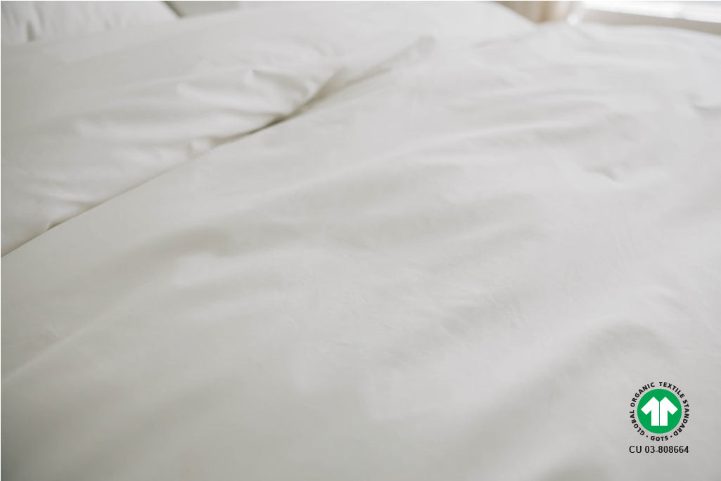 Organic Cotton ZipPure Duvet Cover Set - Breathable, Hypoallergenic Bedding for All Seasons - Perfect for Master Bedroom, Guest Room & Airbnb
