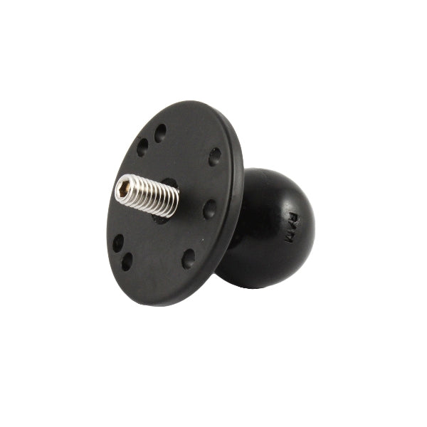 RAM 2.5 Inch Round Base AMPs Camera Mount (RAM-202CU) - Secure Camera Mounting for Dash Cams, Action Cameras & GPS Devices in Vehicles, Boats & Motorcycles