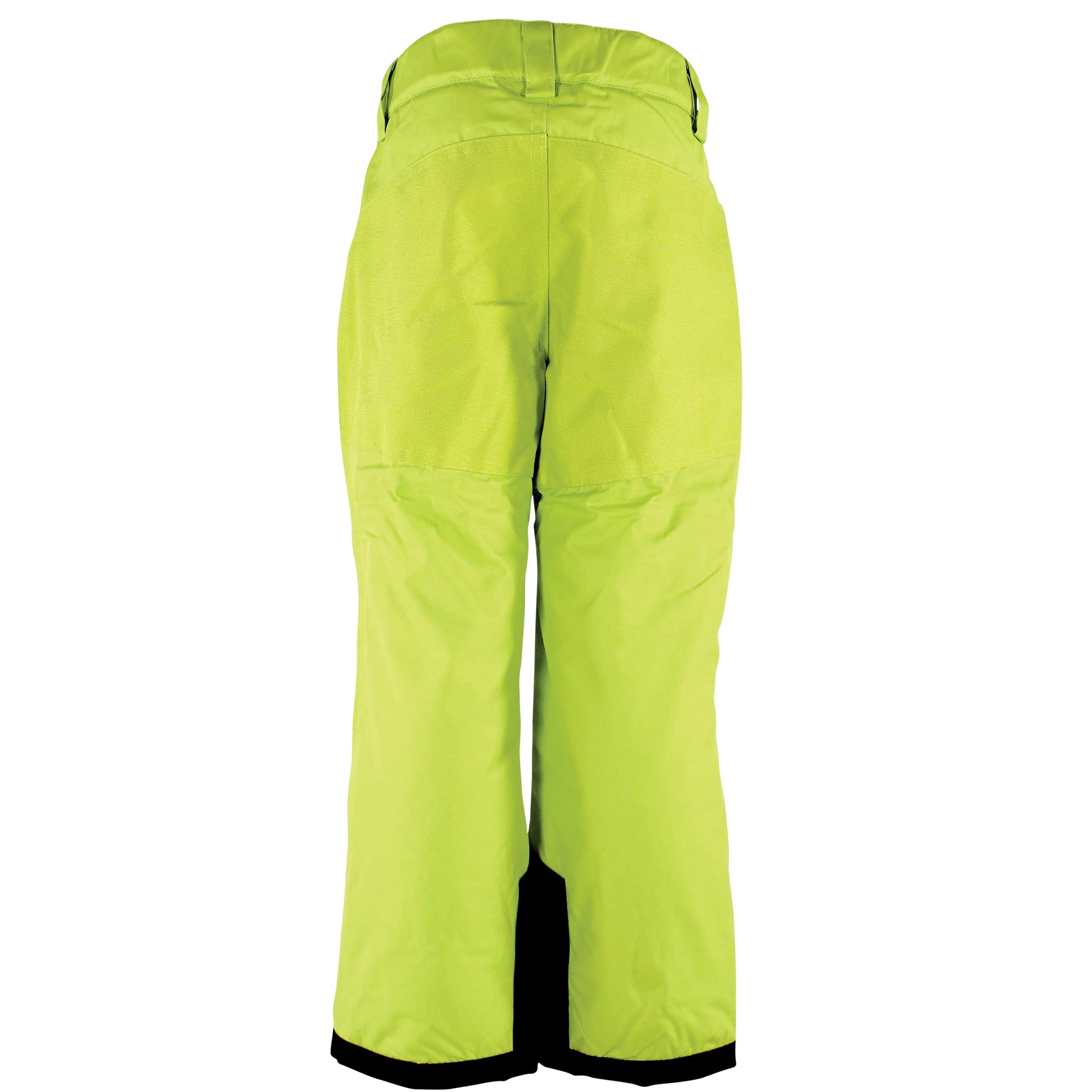 Hudson Baby Unisex Winter Snow Pants - Waterproof, Warm, Lime Green, Size Large - Perfect for Toddler Outdoor Play & Snow Day Adventures
