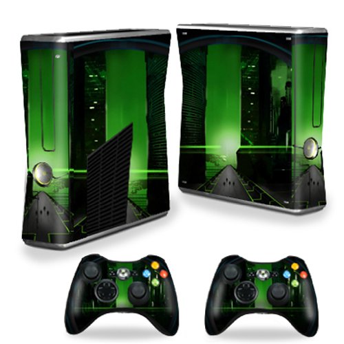 MightySkins Protective Decal Wrap Sticker for Microsoft Xbox 360 S Slim Console & 2 Controllers - Customizable Gaming Skin for Enhanced Grip & Scratch Protection - Perfect for Gaming Enthusiasts & Collectors