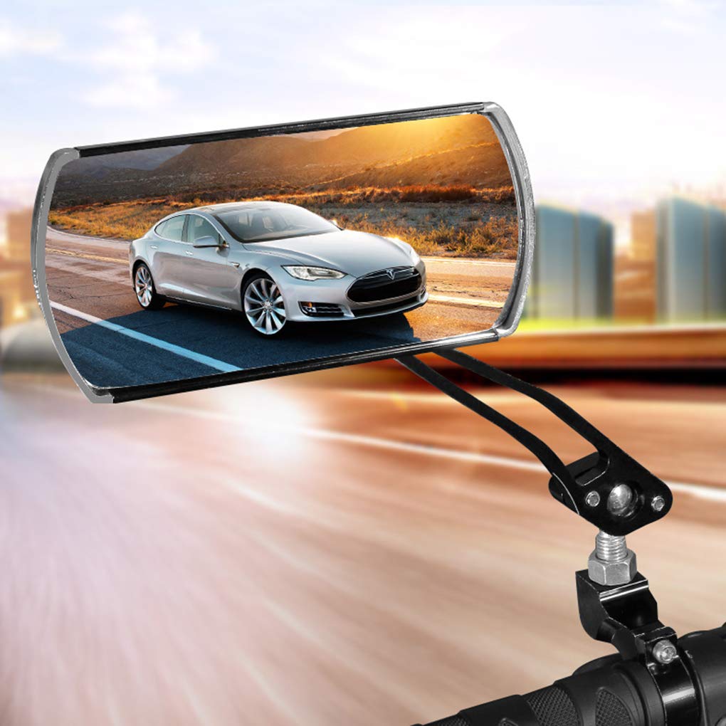 360° Adjustable Bike Mirrors - Universal Handlebar Mount Rearview Mirror for Bicycle, Scooter & Motorcycle - HD Safety Cycling Mirror for Commuting, Road Biking & Outdoor Adventures