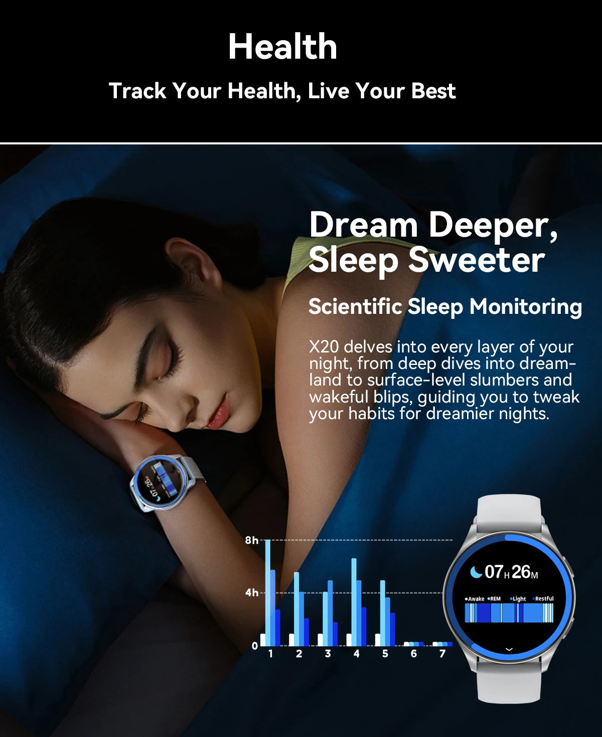 Glow Sync Wireless LED Light Bulb - Smart Bluetooth Speaker Combo for Home, Party & Outdoor Use