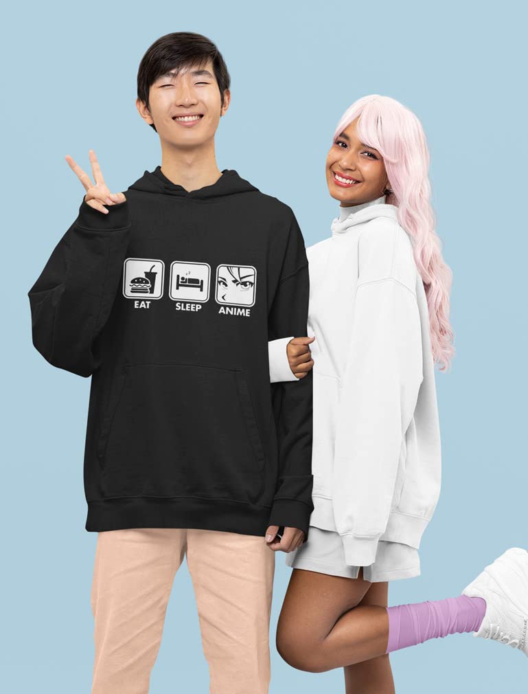 Tstars Anime Hoodies for Men & Women - Japanese Manga Graphic Pullover Sweatshirt | Unisex Casual Wear for Anime Fans, Gaming, Cosplay & Street Fashion