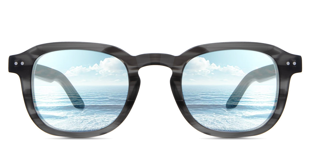 ZURI Men's Prescription Tinted Sunglasses - UV Protection, Polarized Lenses for Driving, Fishing & Outdoor Activities