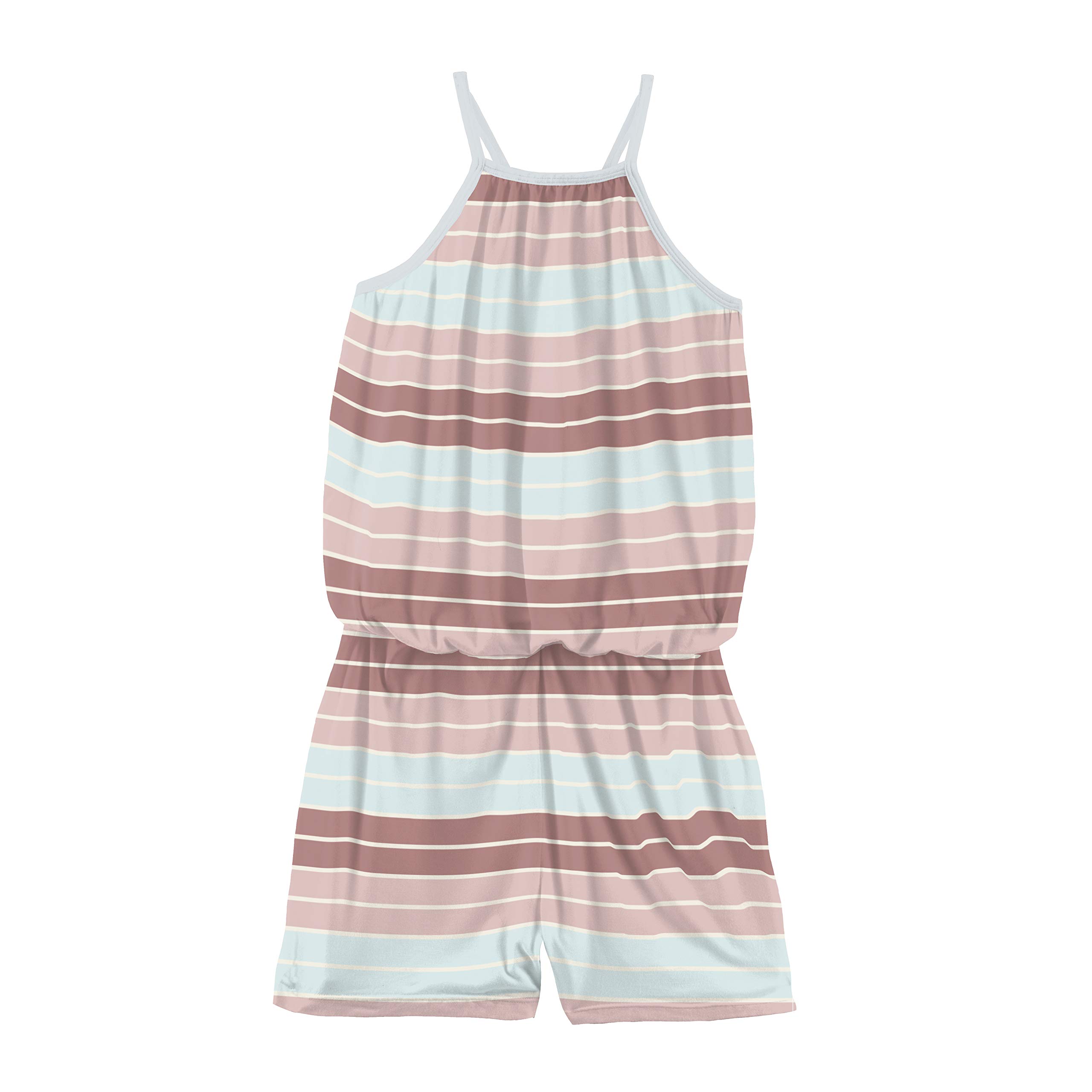 KicKee Pants Keyhole Rompers for Baby Girls - Soft Short-Sleeved Onesies Outfits | Perfect for Playtime, Daycare & Summer Comfort