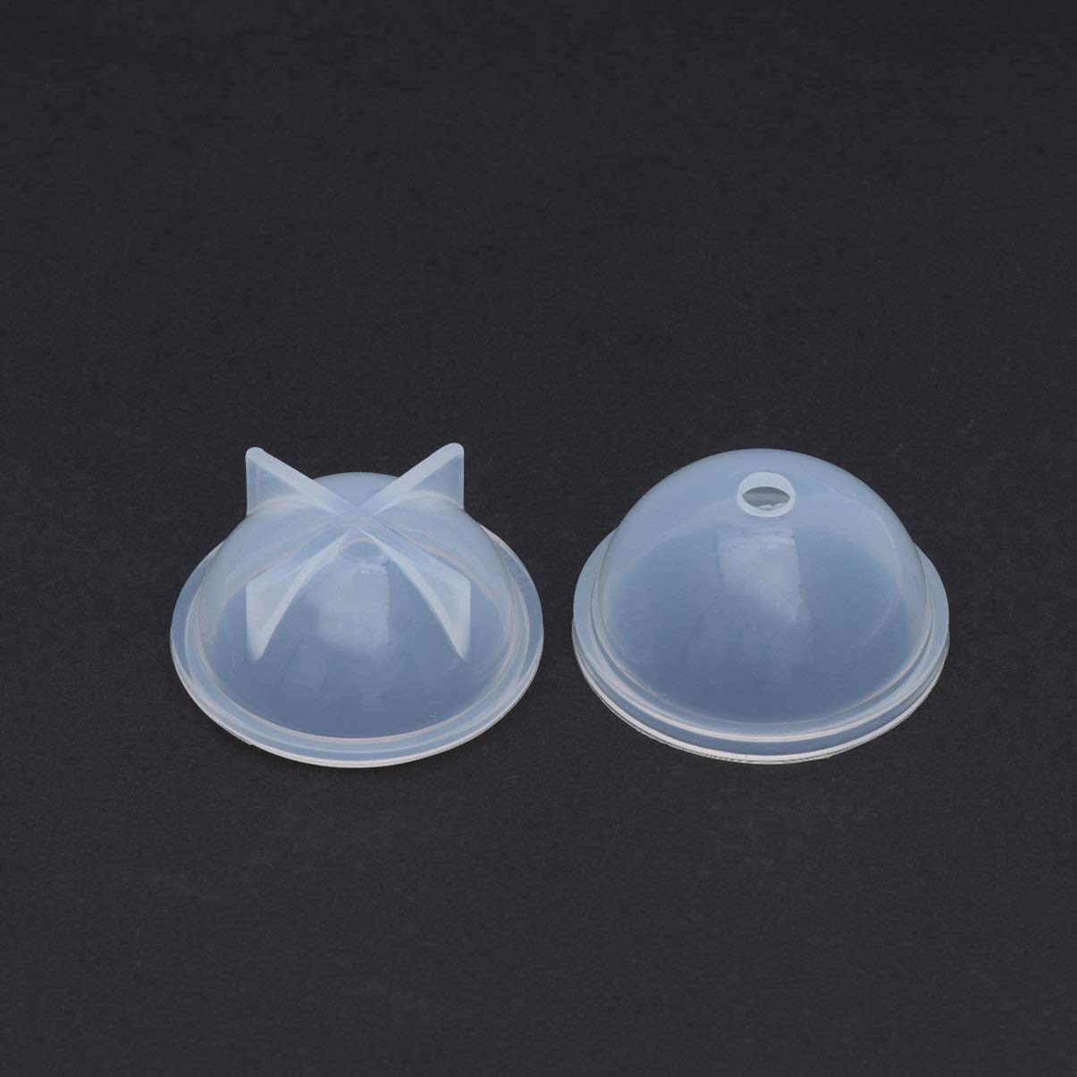 SUPVOX 5-Piece Silicone Sphere Molds for Resin Casting - 3CM Round Jewelry Making Molds for DIY Crafts, Epoxy Resin Art, Pendant & Charm Creation - Perfect for Home Decor, Gift Making & Handmade Accessories