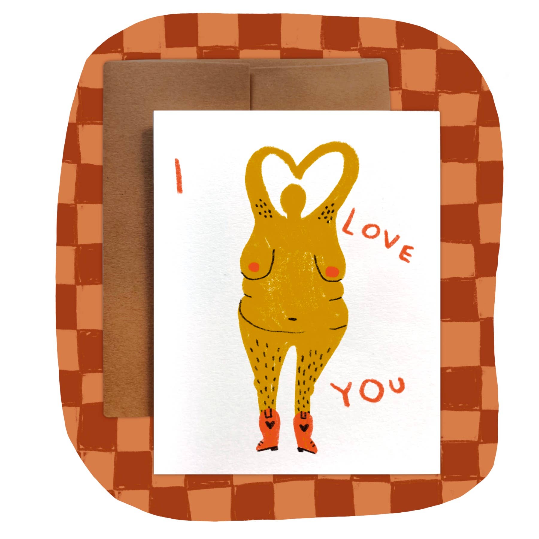 I Love You Cowgirl Greeting Card - Western Cowgirl Themed Love Card for Girlfriend, Wife, or Partner - Perfect for Valentine's Day, Anniversary, or Birthday