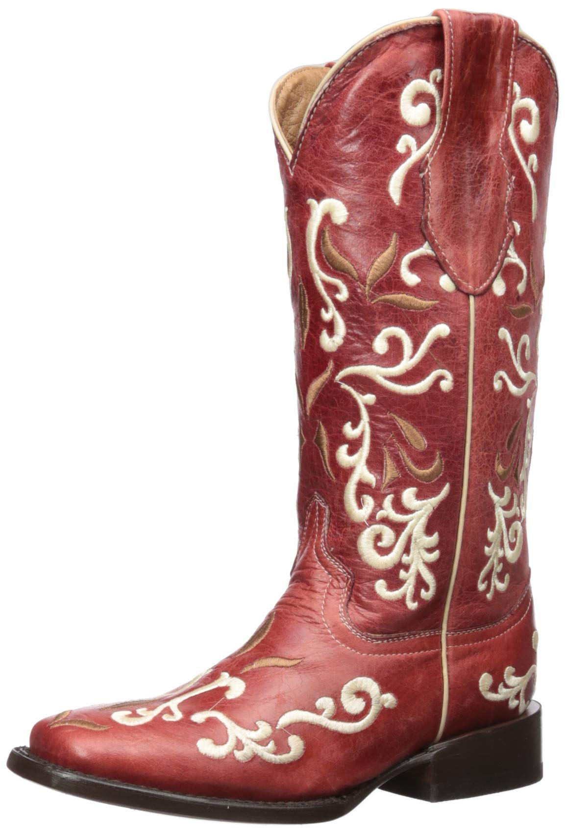 Ferrini Women's Gypsy Western Boots - Stylish Cowgirl Ankle Boots for Country Dancing & Rodeo | Comfortable Leather Booties for Western Fashion & Outdoor Events