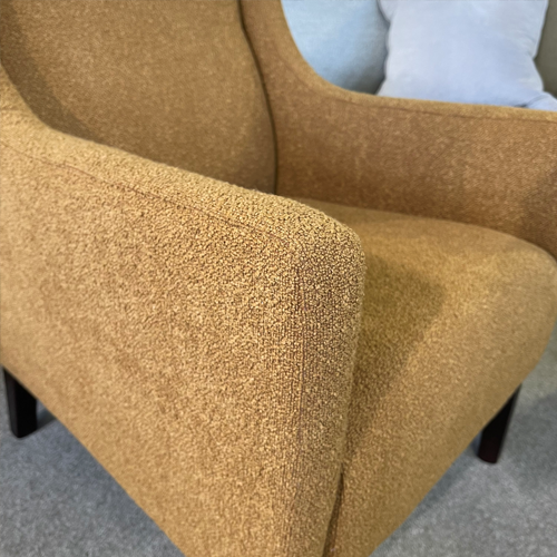 Durham Chair in Fontaine Mustard | Custom NZ Made | Perfect for Home Office, Living Room & Dining Room