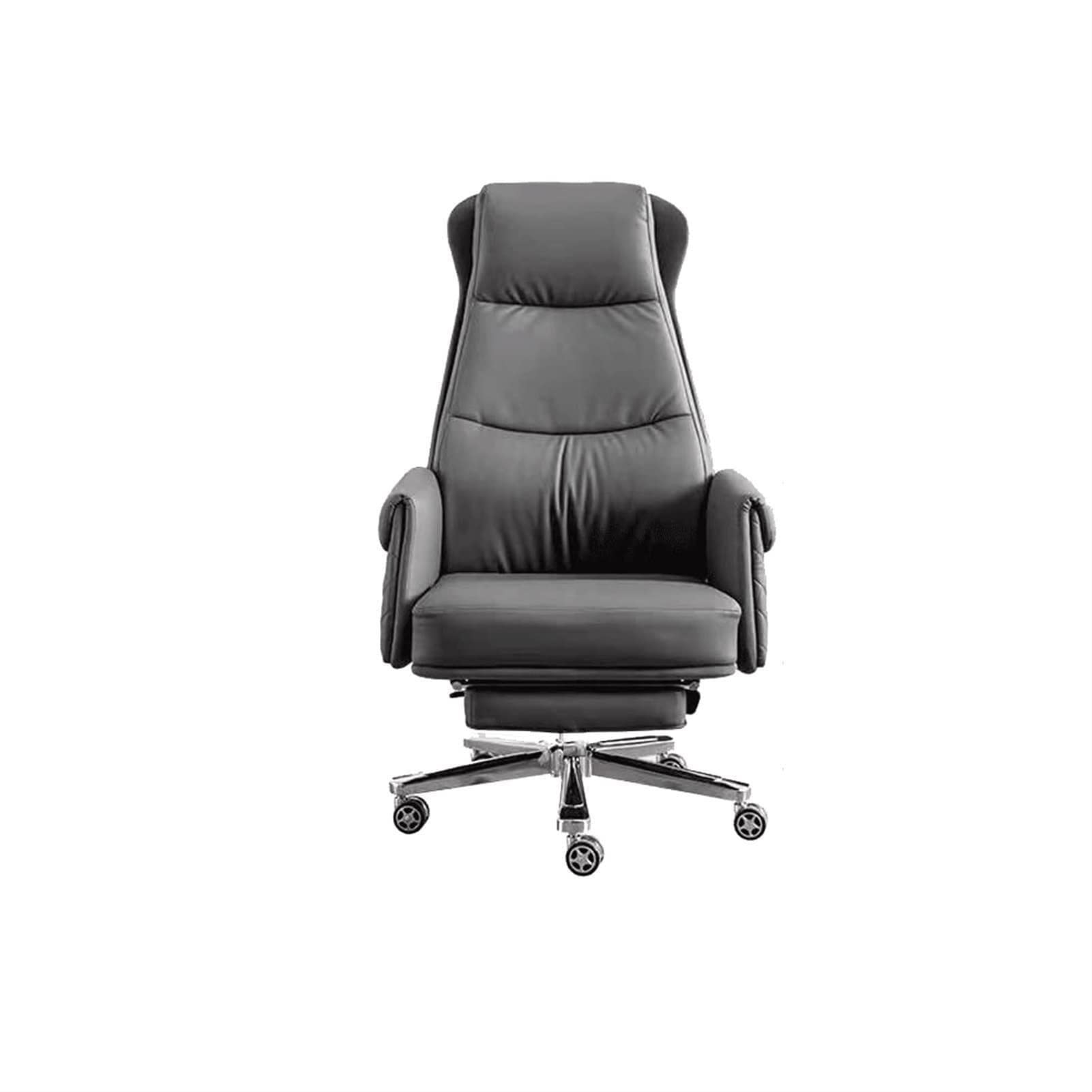 Premium Cowhide Gaming Chair - Ergonomic Computer & Office Chair with Recliner for Gamers, Executives & Bosses - Perfect for Home Office, Gaming Setup & Workspace Comfort
