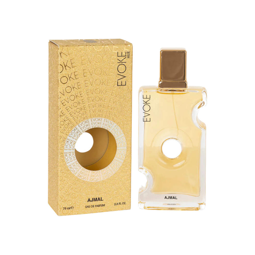 Evoke Eau de Parfum 75ml for Women - Floral & Woody Fragrance - Perfect for Daily Wear, Office & Special Occasions