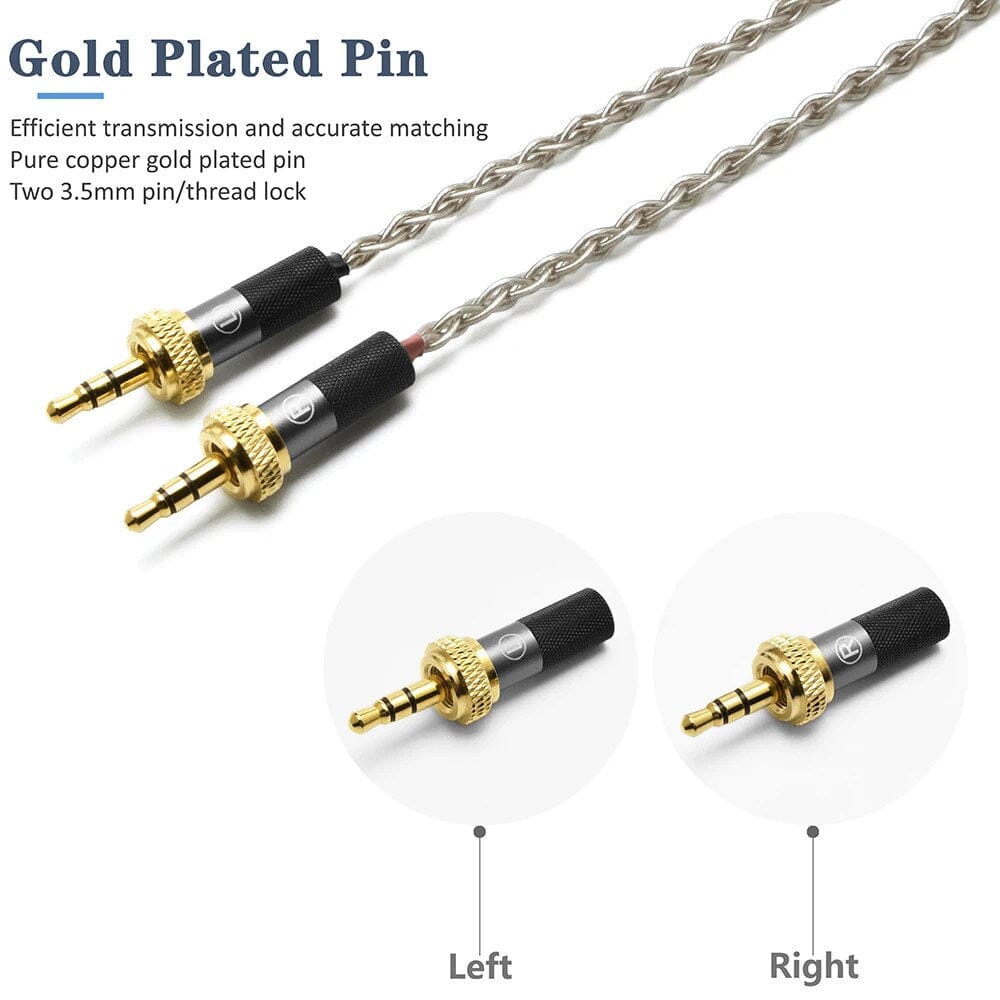 Premium GUCraftsman 6N Silver Upgrade Cable for Sony MDR-Z1R/Z7/Z7M2 Headphones - High-Quality Audio Replacement for Audiophiles & Studio Use