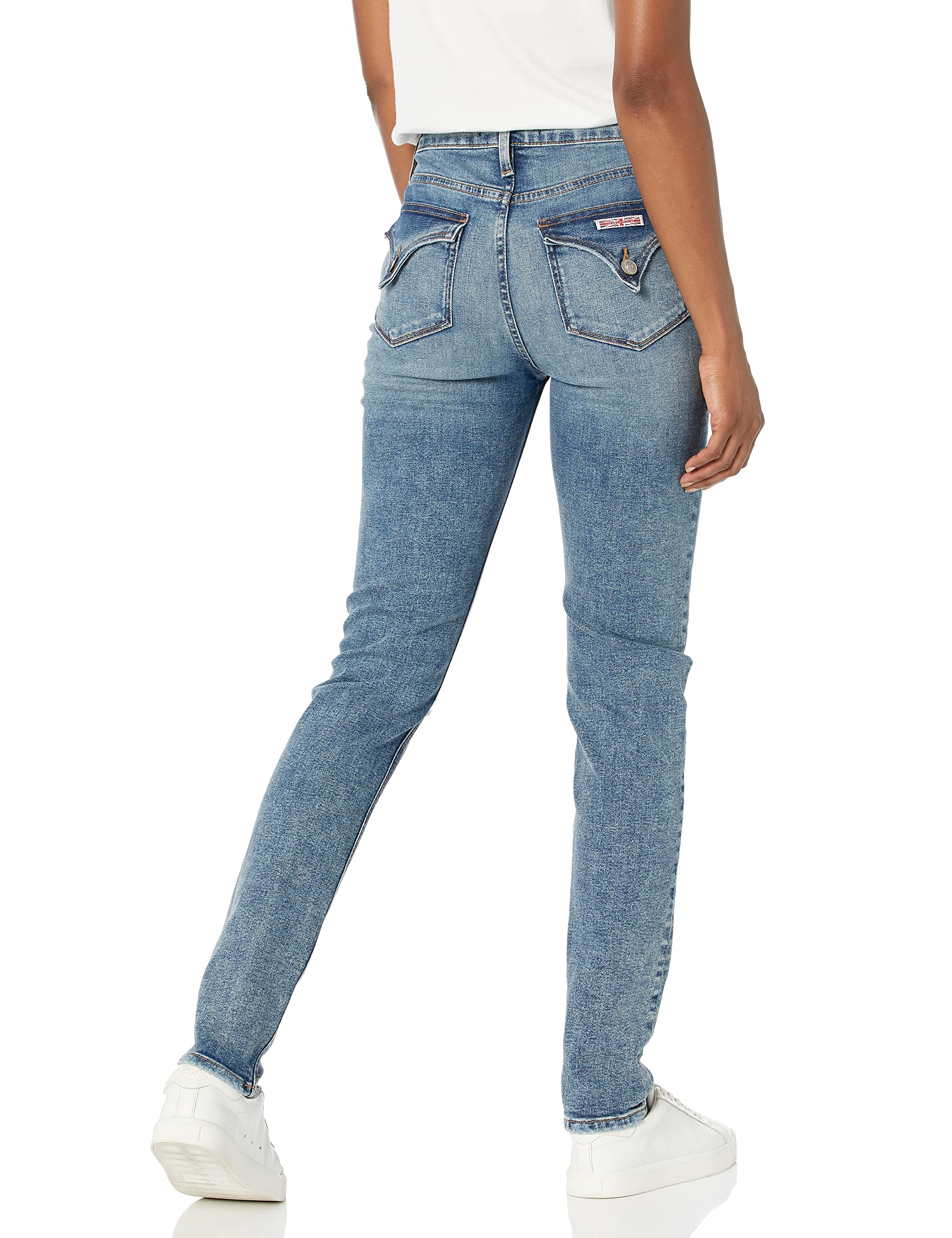 HUDSON Women's The Collin High Waist Skinny Jeans - Stretch Denim Pants for Comfort & Style | Perfect for Work, Casual Outfits & Night Out