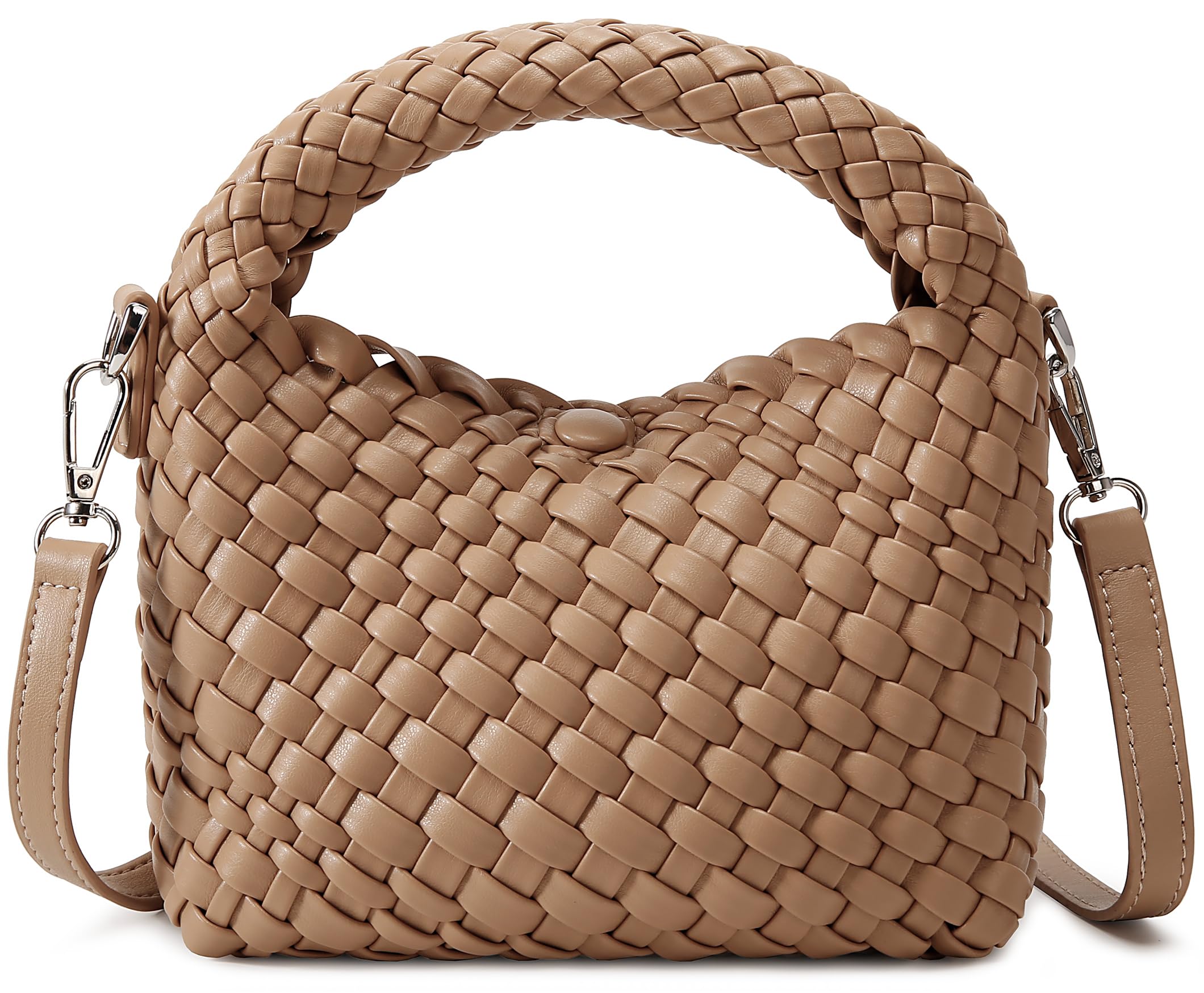 Stylish Mini Woven Crossbody Bag for Women - Handmade Bohemian Hobo Purse | Perfect for Summer Travel, Beach Outings & Casual Everyday Use