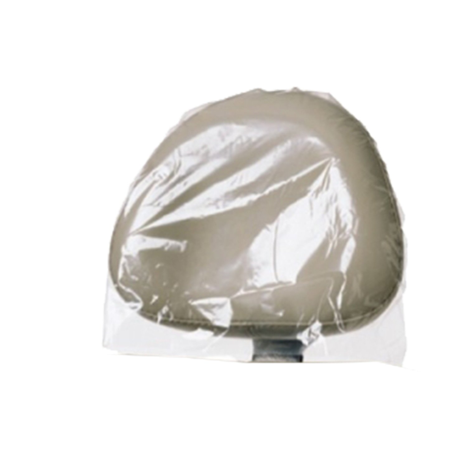 Dynarex Disposable Headrest Covers - 250 Pack Clear Plastic Chair Protectors for Dental, Tattoo & Massage Chairs (9.5