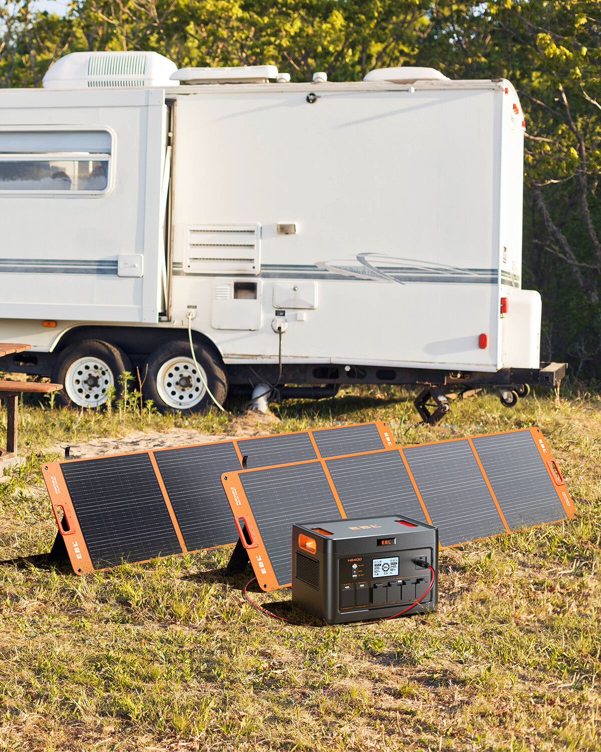 EBL 2400W Portable Power Station - Solar Generator for Camping, RV, Outdoor Adventures & Emergency Backup Power