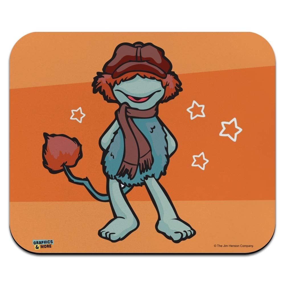 Fraggle Rock Themed Low Profile Thin Mouse Pad - Non-Slip Gaming & Office Desk Mat for PC, Laptop, Computer Workstations - Perfect for Gamers, Graphic Designers & Office Professionals
