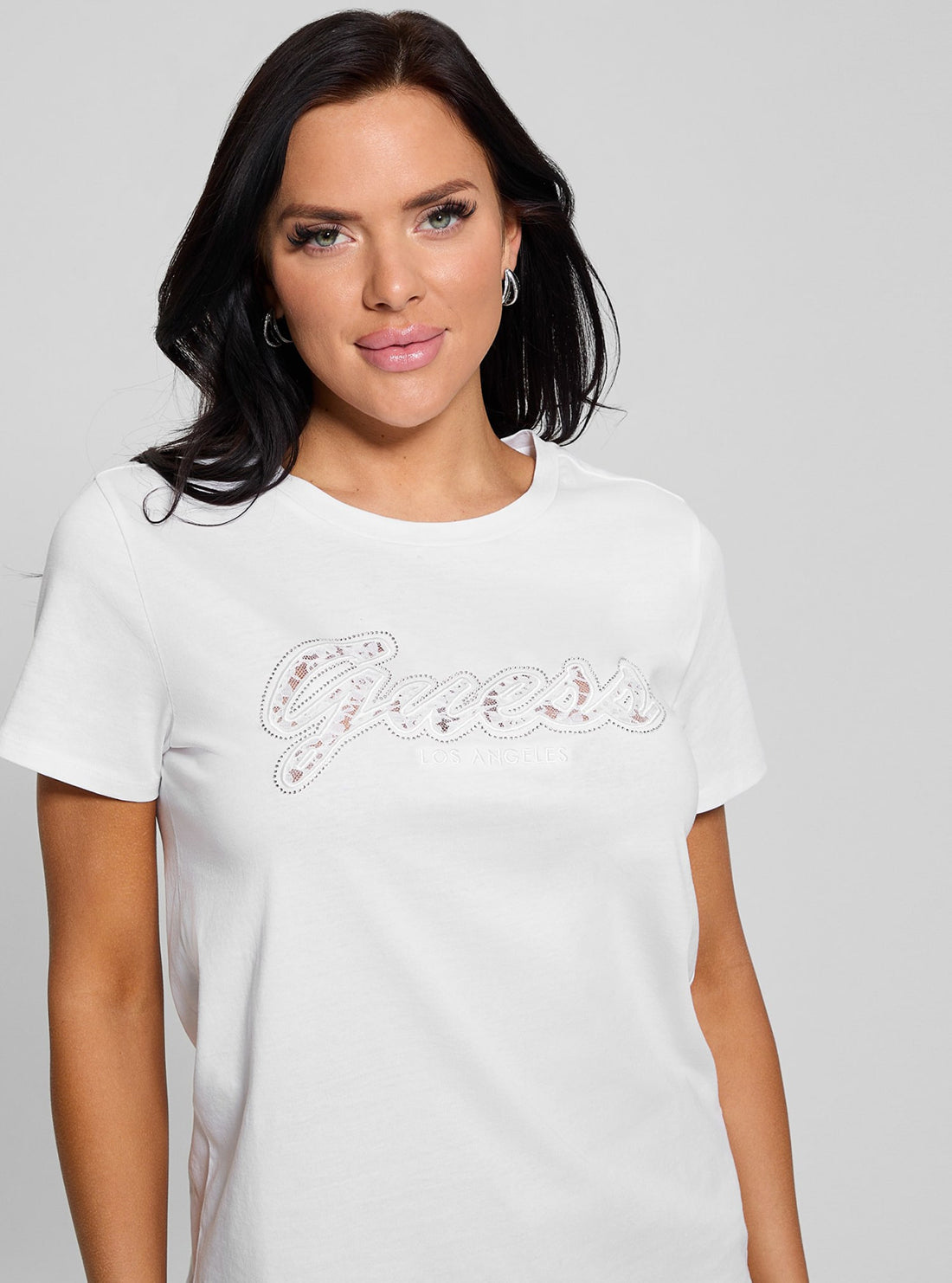 Eco-Friendly White Script Logo T-Shirt for Men & Women - Soft Cotton Casual Tee for Everyday Wear, Gym, and Outings