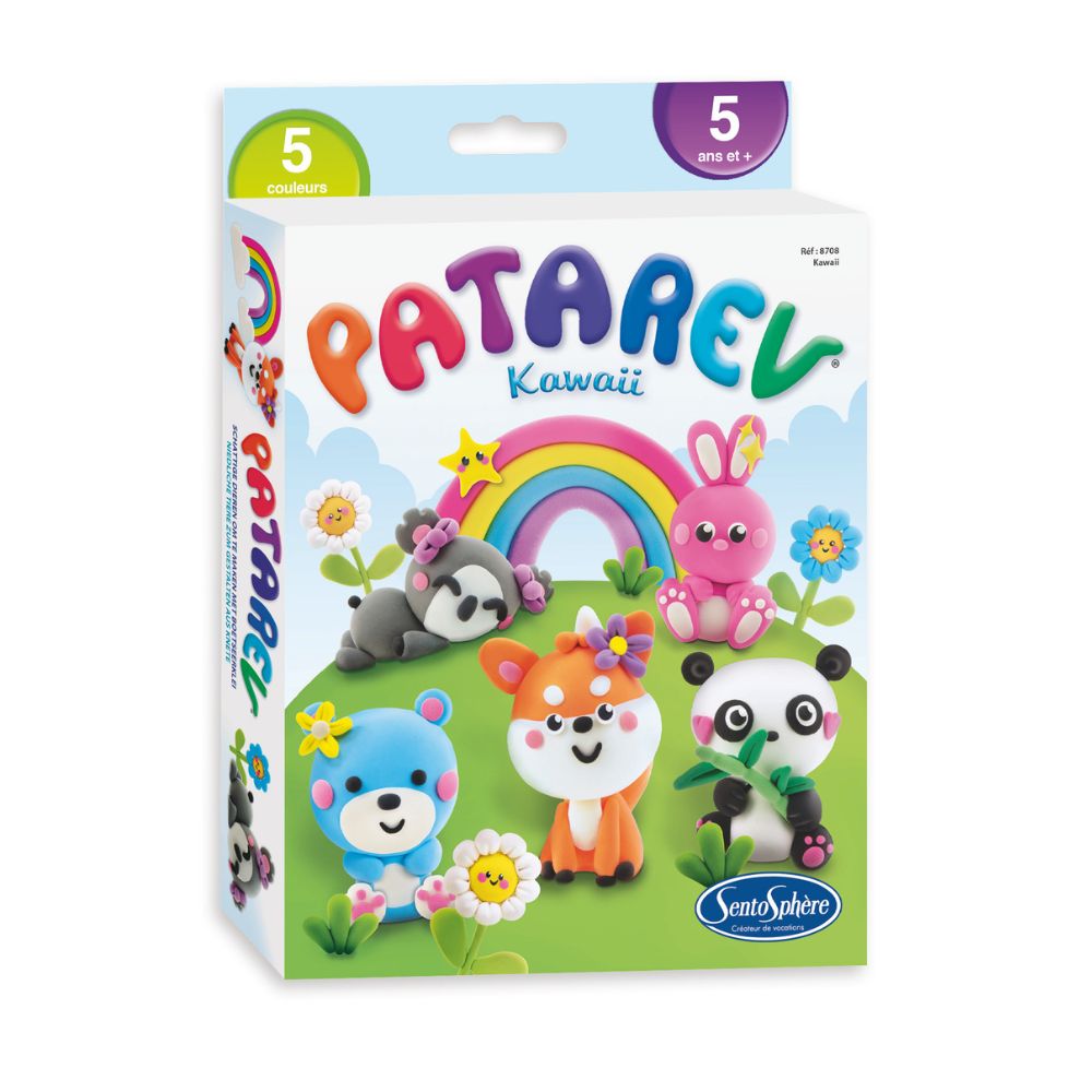 Patarev Kawaii Air Drying Clay Kit - 24 Colors Non-Toxic Modeling Clay for Kids & Adults - Perfect for DIY Crafts, Sculpting, and Home Decor Projects