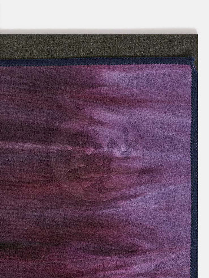 Manduka eQua Yoga Mat Towels - Non-Slip, Absorbent & Eco-Friendly for Hot Yoga, Pilates & Workouts - Perfect for Home & Studio Use