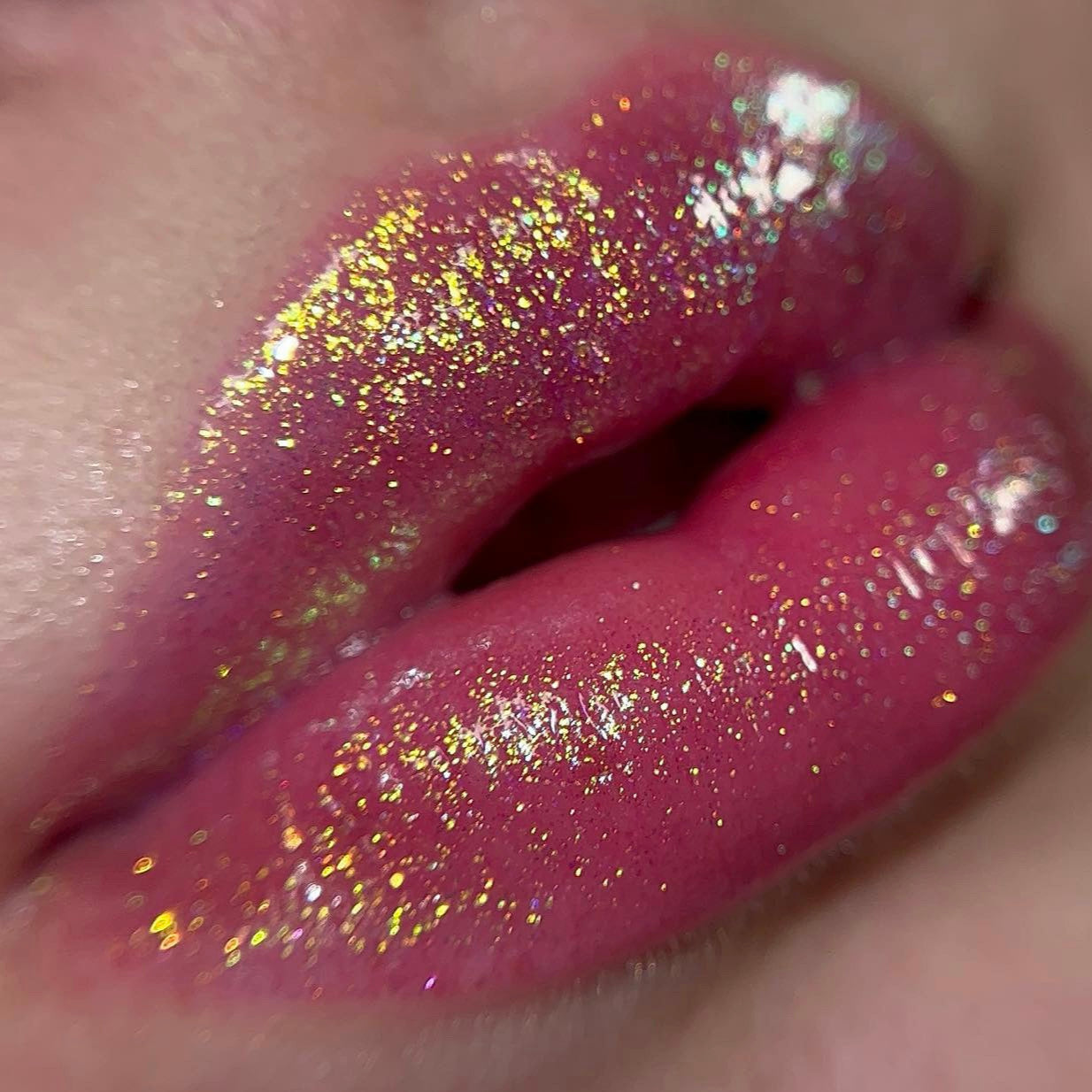 Multichrome Lip Gloss - Carnival Shimmer & Dewy Finish - Vegan & Cruelty-Free Makeup for Parties, Festivals & Everyday Wear