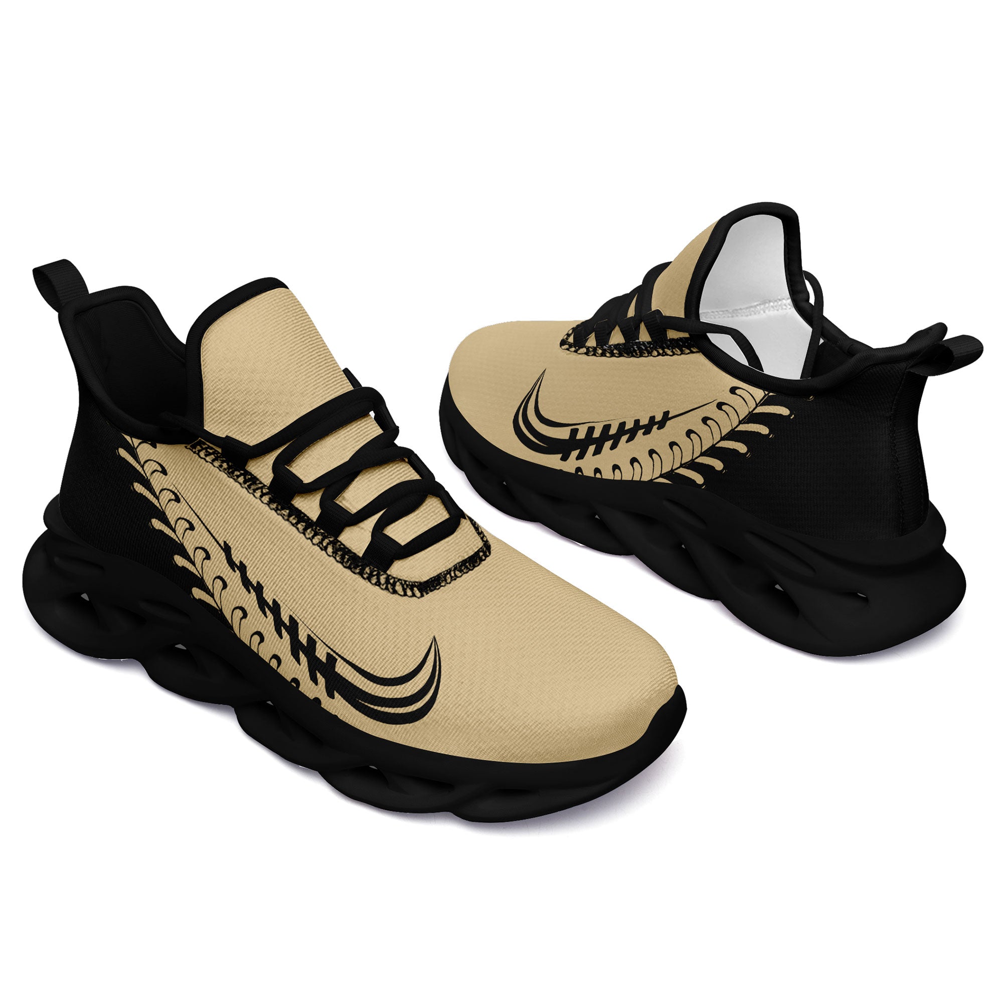Custom MaxSoul Personalized Sneakers - Comfortable Lightweight Walking Shoes for Men & Women | Perfect for Running, Gym Workouts & Casual Wear