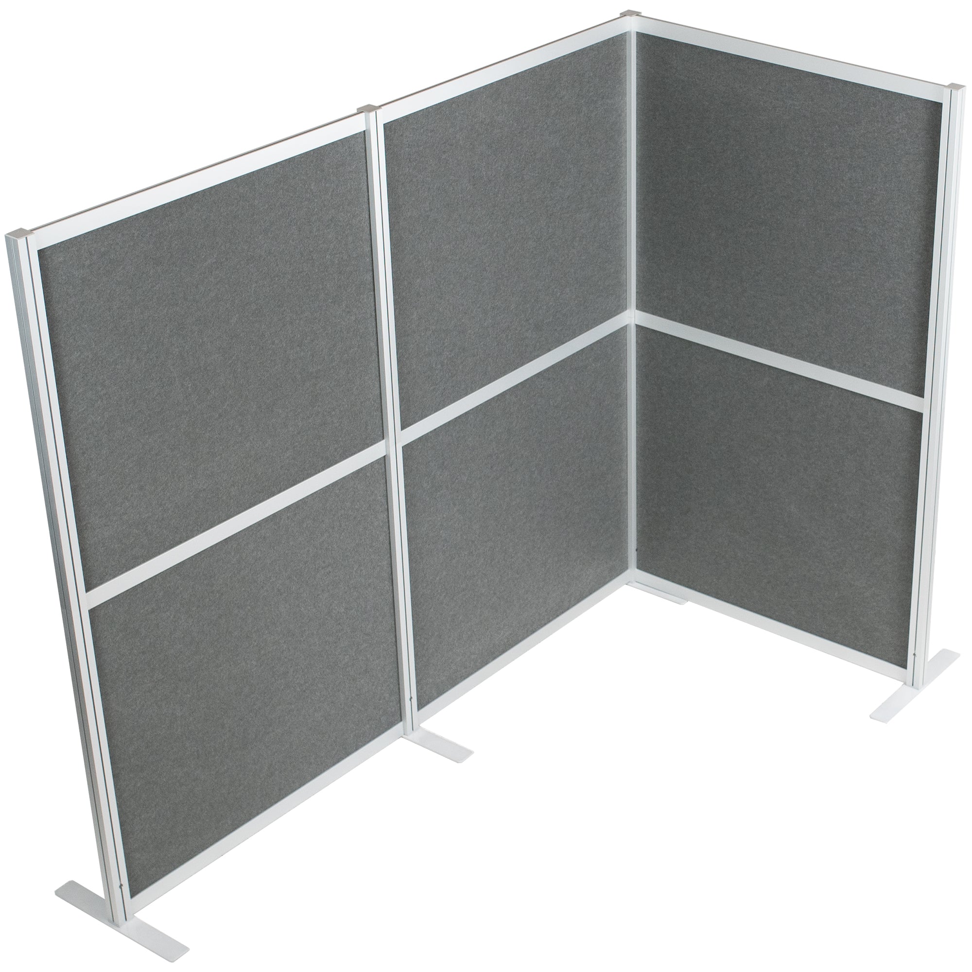 Modular Wall System - Freestanding Room Dividers for Home & Office - Perfect for Open Spaces, Privacy Screens, and Room Partitioning
