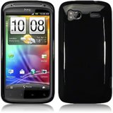 HTC Sensation Gel Case - Solid Black Protective Cover for HTC Sensation Smartphone | Durable & Slim Fit for Everyday Use