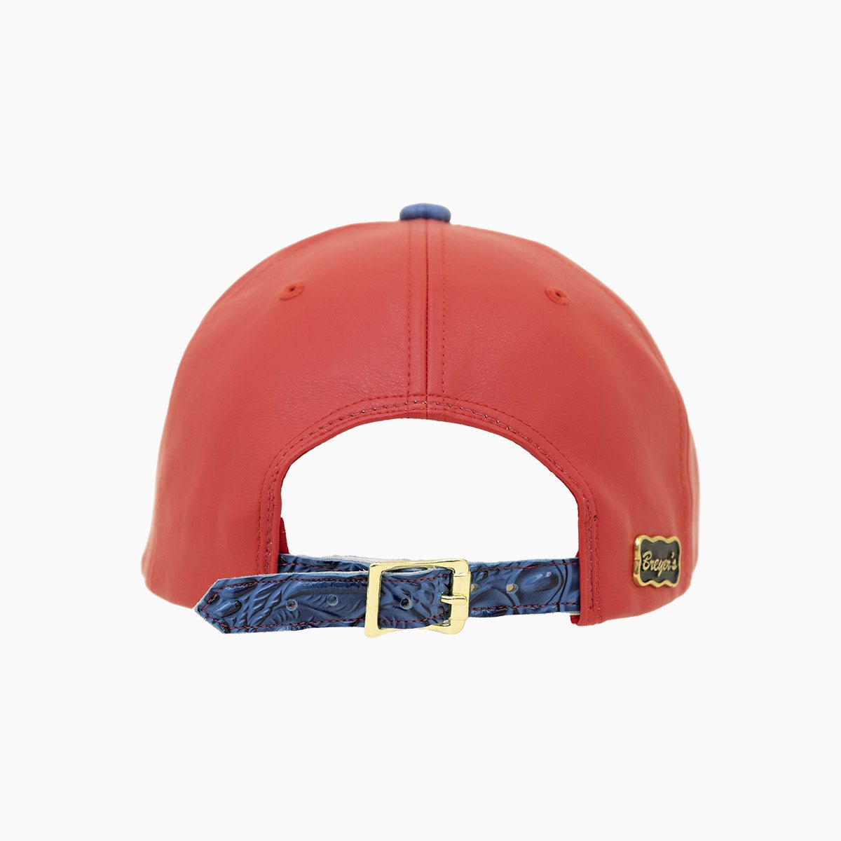 Breyer's Buck 50 Genuine Leather Watch Hat with Logo - Stylish Outdoor Accessory for Hunting, Hiking & Casual Wear