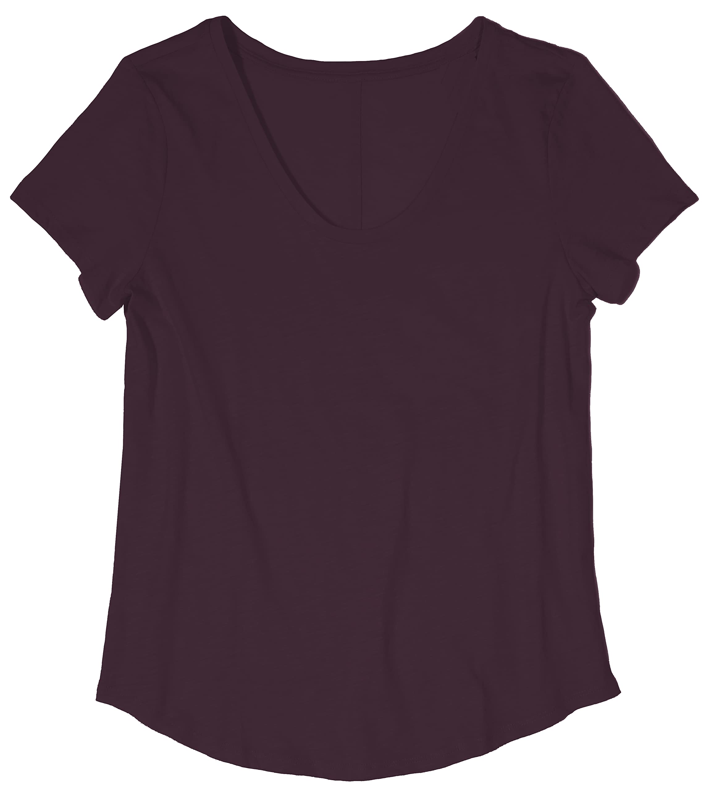 Ann Taylor LOFT Outlet Women's Short Sleeve Cotton Scoop Neck T-Shirt - Soft Casual Basic Tee for Everyday Wear, Work & Weekend Outfits